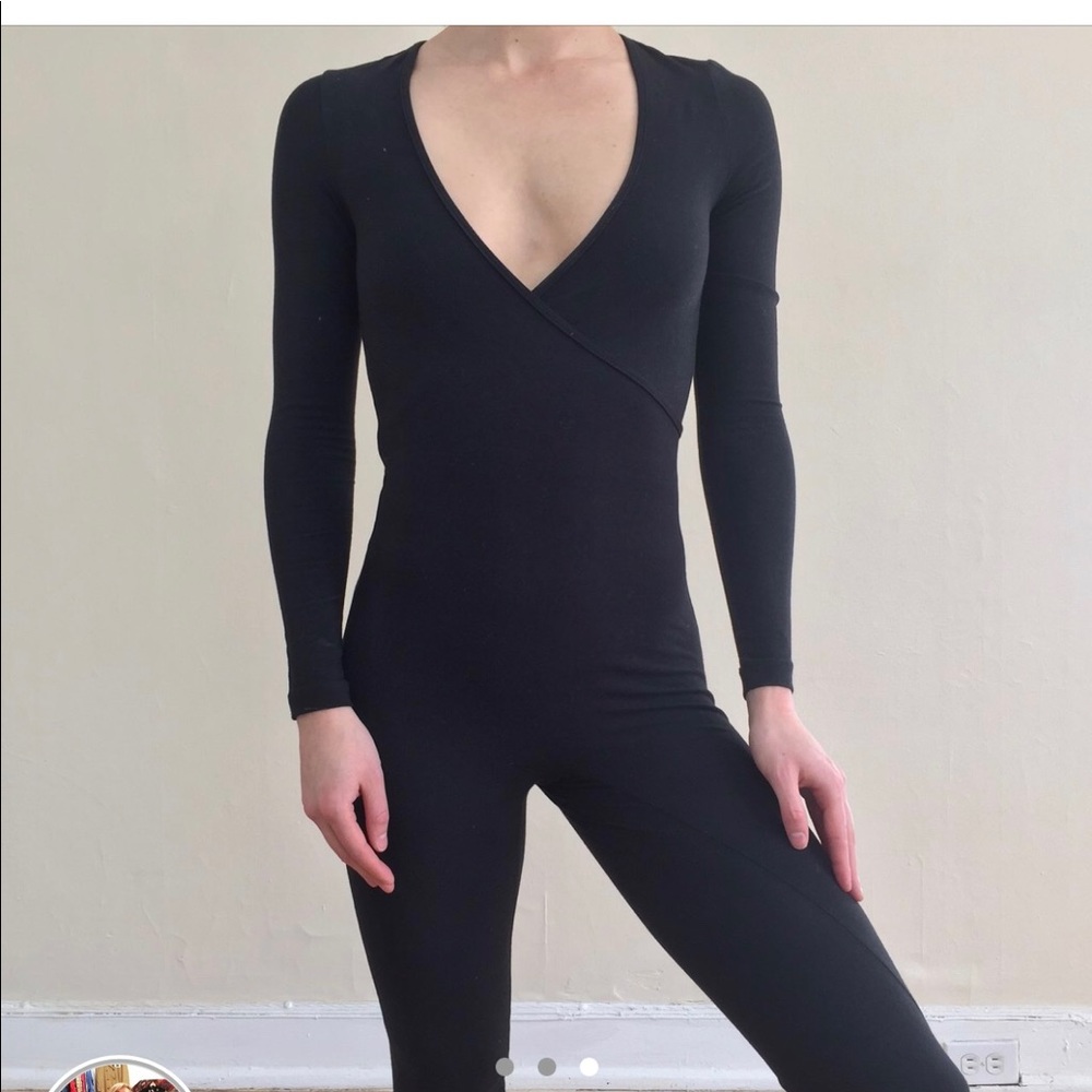Black Jump Suit from American Apparel